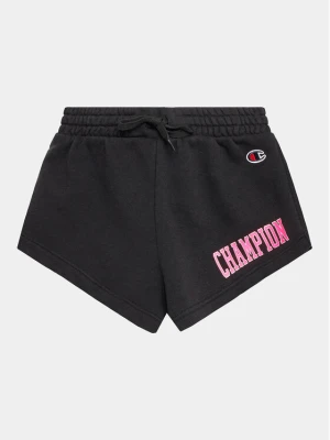 Champion Szorty sportowe 404657 Czarny Regular Fit
