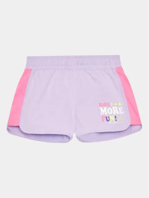 Champion Szorty sportowe 404683 Fioletowy Regular Fit