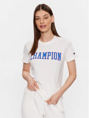 Champion T-Shirt 116084 Biały Regular Fit