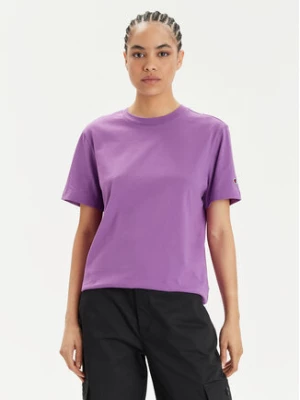 Champion T-Shirt 117207 Fioletowy Oversize