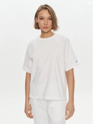 Champion T-Shirt 117351 Biały Relaxed Fit