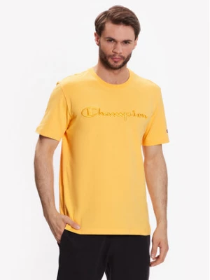 Champion T-Shirt 218490 Pomarańczowy Regular Fit