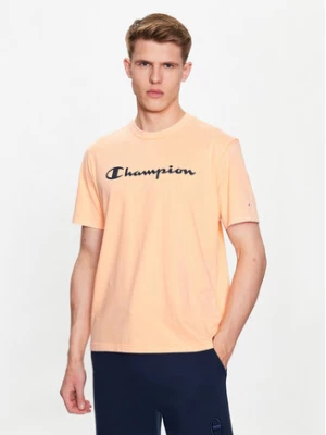 Champion T-Shirt 218604 Pomarańczowy Regular Fit