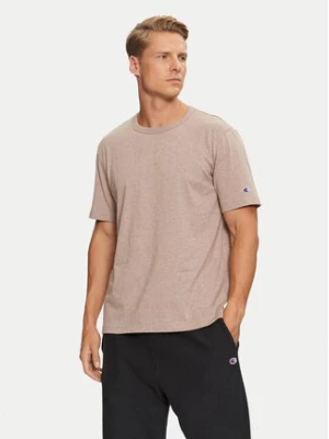 Champion T-Shirt 218802 Beżowy Regular Fit