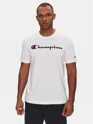 Champion T-Shirt 220256 Biały Regular Fit