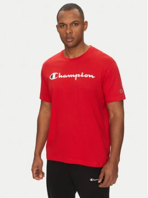 Champion T-Shirt 220256 Czerwony Regular Fit