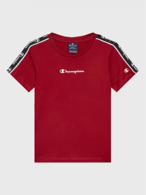 Champion T-Shirt 306116 Bordowy Regular Fit