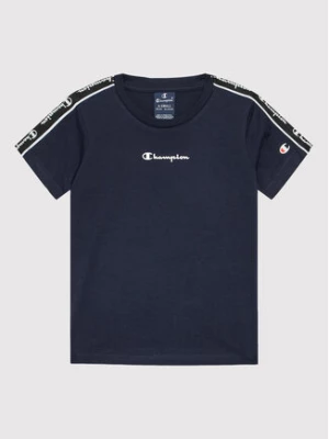 Champion T-Shirt 306116 Granatowy Regular Fit