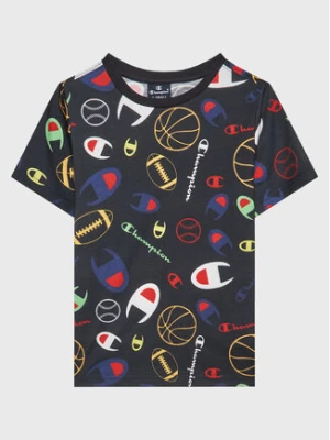 Champion T-Shirt 306131 Granatowy Regular Fit