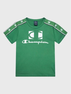 Champion T-Shirt 306326 Zielony Regular Fit