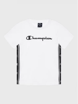 Champion T-Shirt 306329 Biały Regular Fit