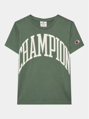 Champion T-Shirt 306362 Zielony Regular Fit
