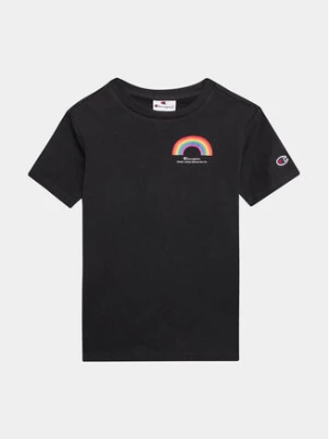 Champion T-Shirt 306374 Czarny Regular Fit