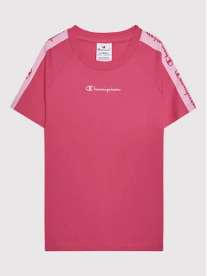 Champion T-Shirt 404358 Różowy Regular Fit