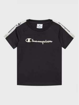 Champion T-Shirt 404473 Czarny Regular Fit