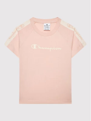 Champion T-Shirt 404473 Różowy Regular Fit
