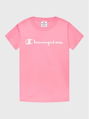 Champion T-Shirt 404541 Różowy Regular Fit