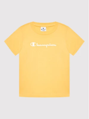 Champion T-Shirt 404541 Żółty Regular Fit