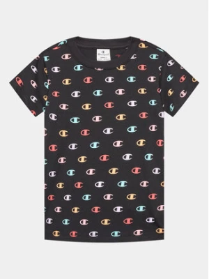 Champion T-Shirt 404617 Czarny Regular Fit