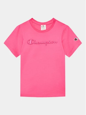 Champion T-Shirt 404632 Różowy Regular Fit