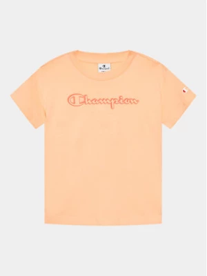 Champion T-Shirt 404650 Pomarańczowy Regular Fit