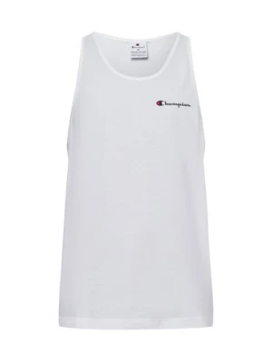 Champion Tank top męski Mężczyźni Bawełna biały jednolity,