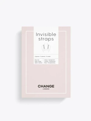CHANGE Lingerie Przezroczyste ramiączka do biustonosza Cielisty