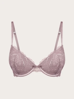 CHANGE Lingerie Rose Biustonosz Push Up Usztywniany Z Fiszbinami Luxe Różowy