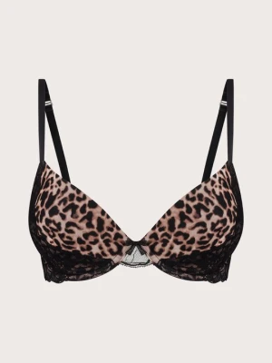 CHANGE Lingerie Temptation Biustonosz Push Up Usztywniany Z Fiszbinami Luxe Czarny
