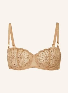 Chantelle Biustonosz Balkonetka Fleurs Signature beige