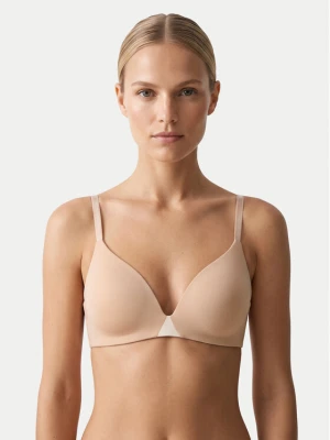 Chantelle Biustonosz bezszwowy Absolute Invisible Ohne Bugel C15G80 Beżowy