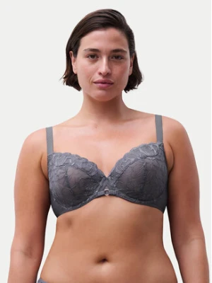 Chantelle Biustonosz z fiszbiną Fleurs C12M10 Szary