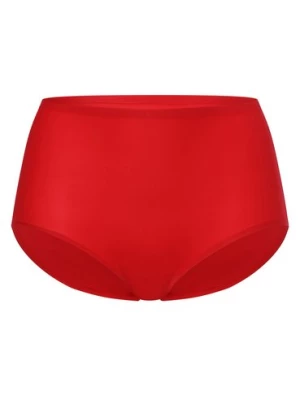 Chantelle Damskie figi z wysokim stanem Kobiety Sztuczne włókno czerwony jednolity,