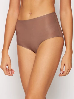 Chantelle Figi klasyczne z wysokim stanem Soft Stretch C26470 Brązowy