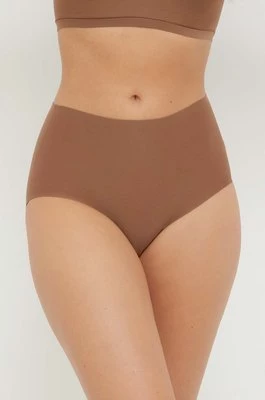 Chantelle figi Soft Stretch kolor brązowy