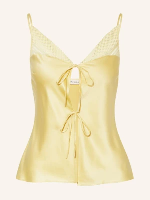 Chantelle Koszulka Od Piżamy Play Z Satyny gelb