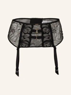 Chantelle Pasy Do Pończoch Fleurs schwarz