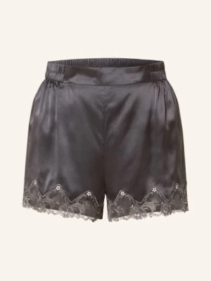 Chantelle Szorty Do Spania Cabaret Sauvage Z Jedwabiu Z Koronką grau