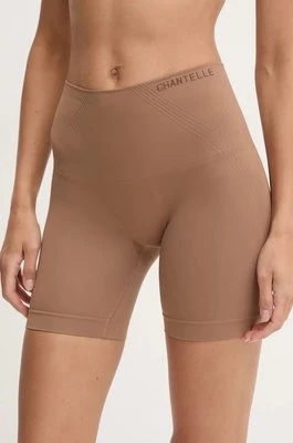 Chantelle szorty modelujące SOFT STRETCH kolor brązowy