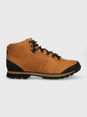 Charles Footwear buty zamszowe Carney męskie kolor brązowy Carney.Hiker.Yellow