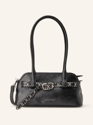 Charles & Keith Torba Na Ramię Victoria Z Nitami schwarz
