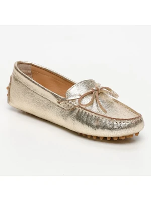 CHARLES & SMITH Mokasyny "Newton" w kolorze złotym rozmiar: 39