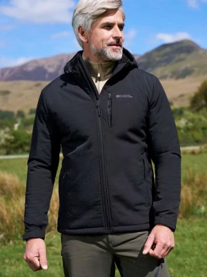 Charleston męska kurtka softshell z podszewką z futra - Black Mountain Warehouse