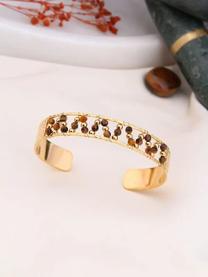 Charlize Pozłacana bransoletka z kryształami rozmiar: onesize