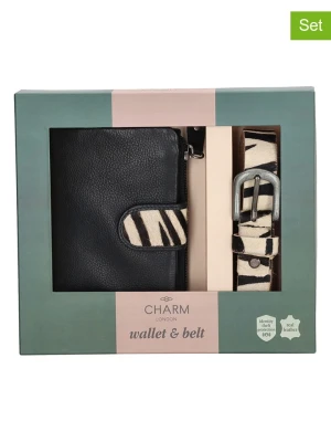 CHARM LONDON 2-częściowy zestaw w kolorze czarno-beżowym rozmiar: onesize