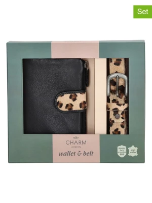 CHARM LONDON 2-częściowy zestaw w kolorze czarno-jasnobrązowym rozmiar: onesize