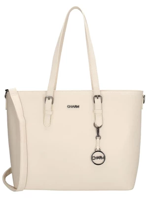 Charm Shopper bag "Birmingham" w kolorze kremowym - 47 x 32,5 x 14,5 cm rozmiar: onesize