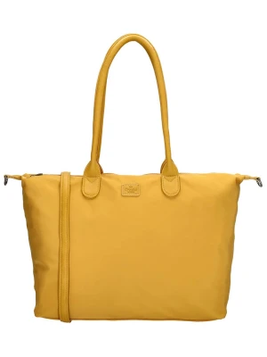 Charm Shopper bag "Buckingham Mono" w kolorze musztardowym - 51 x 33 x 14 cm rozmiar: onesize
