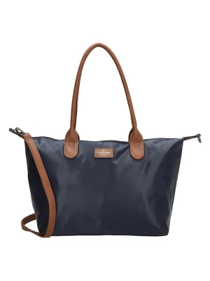 Charm Shopper bag "Buckingham" w kolorze granatowym - 42 x 25 x 15 cm rozmiar: onesize