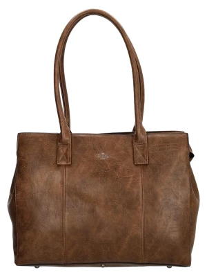 Charm Shopper bag "Dow Gate" w kolorze brązowym - 40 x 31 x 14 cm rozmiar: onesize